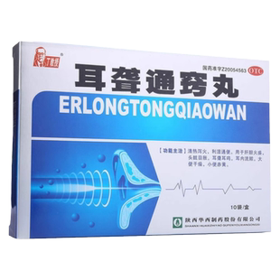 丁教授 耳聋通窍丸 10袋/盒 清热泻火利湿通便用于肝胆火盛