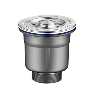 水槽45/58mm不锈钢下水器厨房排水管道碗池洗菜盆下水管配件大全