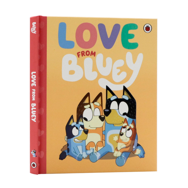 小蓝狗布鲁伊绘本 Bluey Love from Bluey 布鲁伊的爱 英文原版 儿童英语启蒙图画书 亲子共读亲情培养进口童书 睡前故事 精装