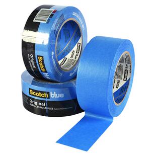 3M2090蓝色美纹纸胶带测试胶带遮蔽胶带美纹纸胶带墙面无痕美术生专用3d打印机美甲素描美缝专用高粘美纹纸
