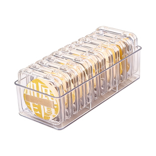 粉扑收纳盒气垫专用小盒子亚克力透明便携桌面整理盒化妆品置物架