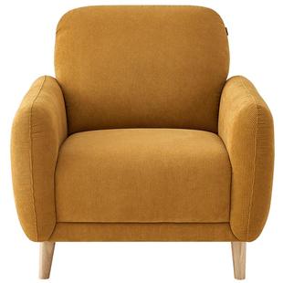 全友家居布艺沙发小户型卧室阳台客厅现代简约休闲单人沙发椅子