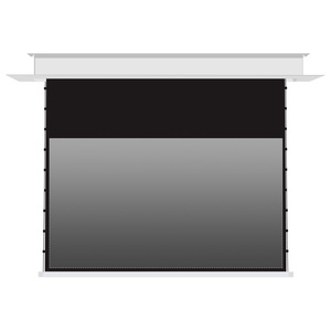 投影幕布嵌入式隐藏天花电动幕布16:9超高清智能联动升降拉线幕布家用当贝X3语音遥控暗藏吊顶壁挂光学抗光幕