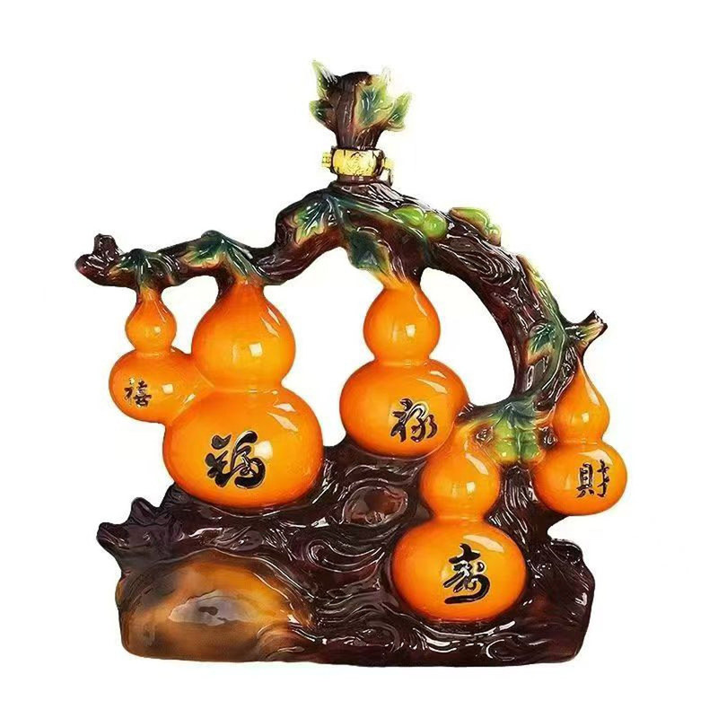 景德镇珐琅彩仿古家用密封陶瓷瓶