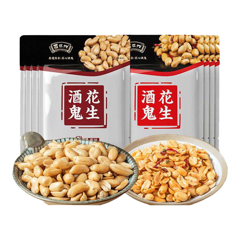 百世兴酒鬼花生小包装麻辣原味