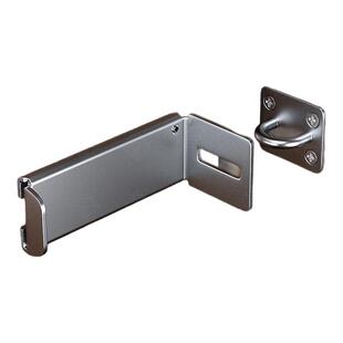 卫生间免钉挂锁防盗门栓90度直角锁扣推拉门内反锁安全锁平移门锁