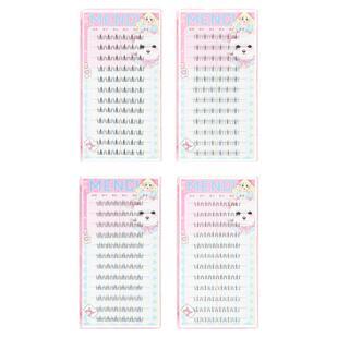 梦鹿下睫毛大容量书12排四大美女超自然短款妈生感假睫毛女单簇