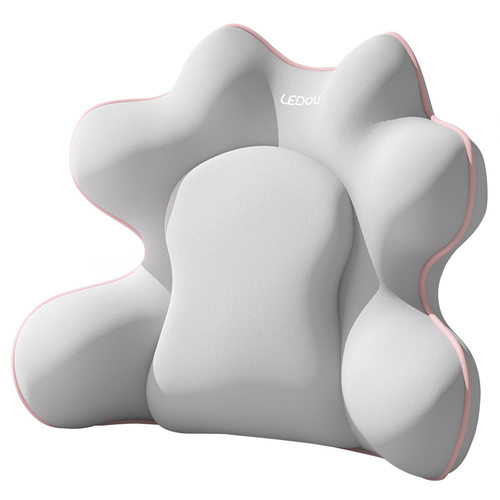 充气式护腰靠垫办公室久坐护腰垫靠背神器记忆棉孕妇减压工位腰枕