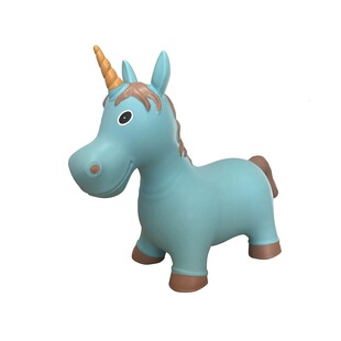 儿童坐骑跳跳马充气马宝宝玩具独角兽加大加厚老虎抖音同款平衡