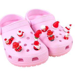 3D立体洞洞鞋鞋花鞋扣特骆驰鞋配件花园鞋智必星卡通圣诞节装饰扣