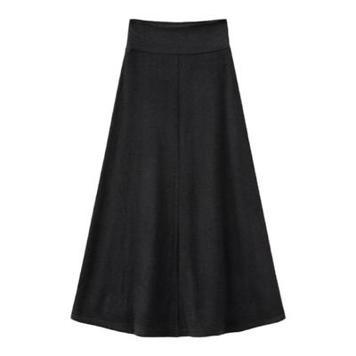 超显瘦百搭磨毛打底半身裙女