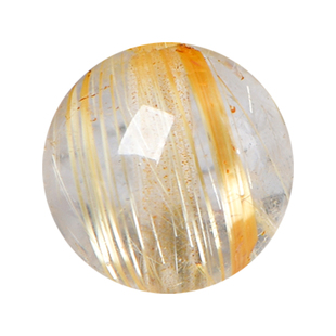 金发晶散珠子钛晶圆珠手链手串佛珠diy饰品配件5A原矿水晶珠配珠