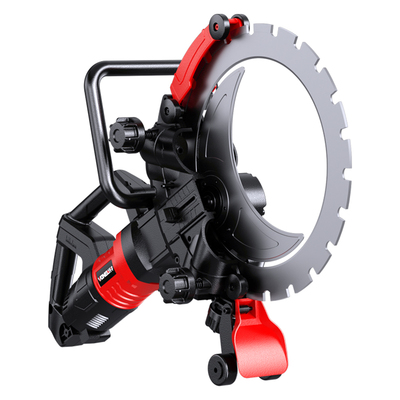 高频无刷环锯新款切墙机混凝土手持式大功率切割机钢筋水泥开门窗