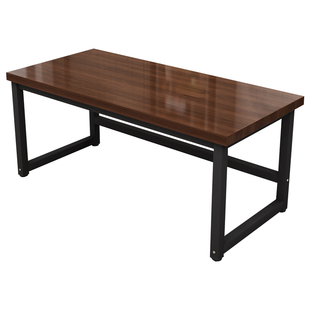 实木电脑桌家用书桌轻奢双人电竞桌子长条办公桌卧室学习桌工作台