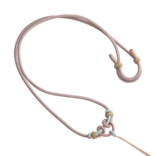 高端玉佩黄金吊坠绳蜜蜡玉石挂件项链绳子翡翠玉挂坠挂脖挂绳男女