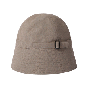 mrduck轻奢级 非遗和纸水桶帽女慵懒风帽包脸显脸小帽子 N种戴法