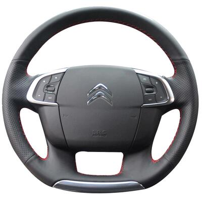 徐记方向盘套世嘉天逸C5手缝真皮