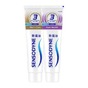 舒适达抗敏感多效护理牙膏180g*2支