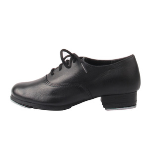 正品法国三沙Sansha儿童真皮踢踏舞鞋男女儿童系带美式TAP鞋硬底