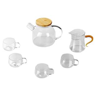 金灶明尊G'32多功能月牙公道杯喝水杯绿茶乌龙茶艺杯茶盘煮泡套装