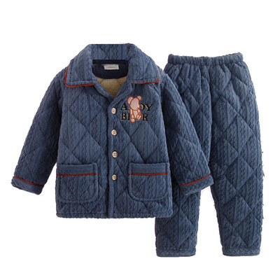 儿童睡衣套装卡通冬季