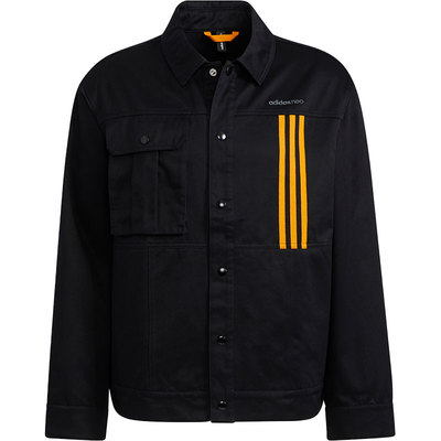 阿迪达斯正品男子款翻领夹克外套