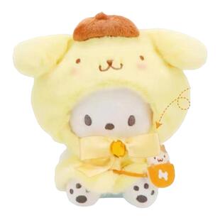 10cm娃娃头套库洛米玉桂狗布丁狗着替披风美乐蒂挂件丑鱼外套玩偶