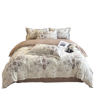 A类纯棉全棉磨毛229x230被套248X248被罩220X250X230四件套定制