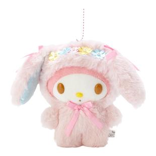 日本sanrio三丽鸥周边正版复活节美乐蒂公仔玩偶毛绒包包挂件挂饰