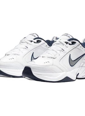 乐积运动 NIKE AIR MONARCH 4 蓝白低帮复古休闲老爹鞋415445-102