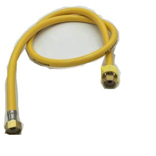 高级防爆进水软管 铜头黄色网胶软管 热水器角阀马桶自来水水管