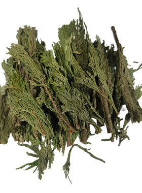 天然雪松干枝叶脱水脱干制北美红杉雪松木条干烧香薰原料香料