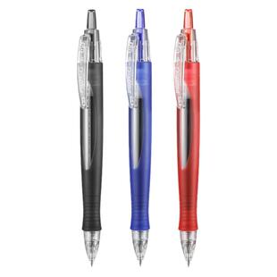 日本PILOT百乐按动中性笔G-6水笔BL-G6-5小学生考试刷题黑笔G-2笔芯大容量0.5mm黑笔蓝红子弹头粗杆签字笔