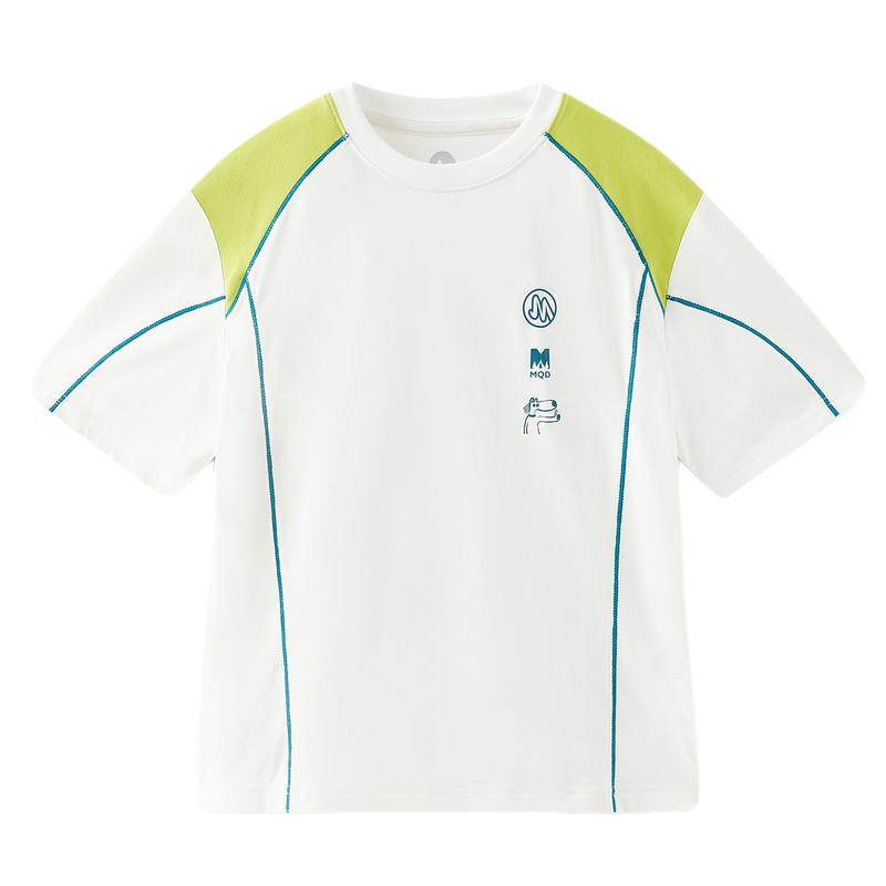 【吸湿速干】MQD童装男童短袖t恤夏季新款骑行服儿童上衣打底衫