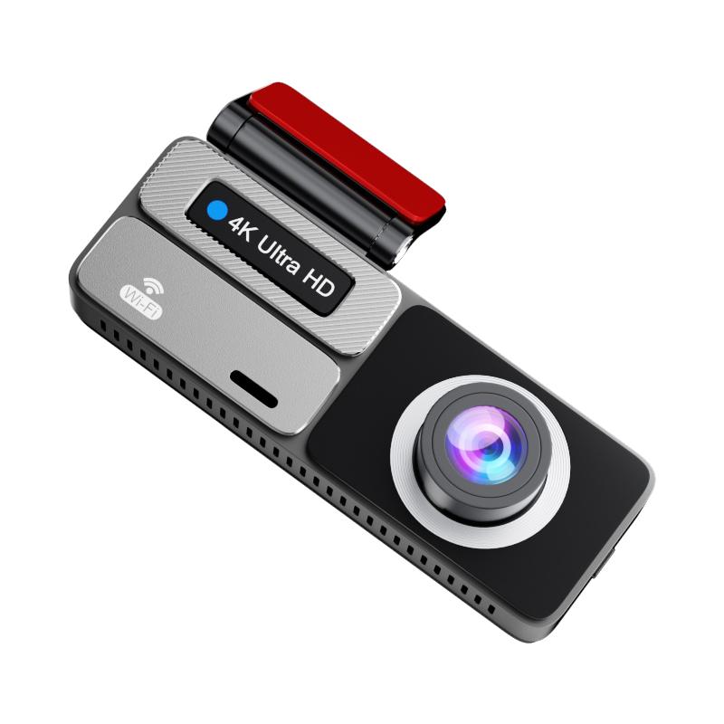 前后双摄360全景行车记录仪免走线2025新款4K超清夜视24H停车监控