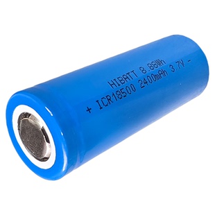 2400mAh大容量 可充电 动力锂电池18500 3.7V适用智能头灯 手电筒