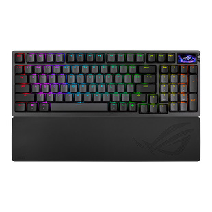 ROG夜魔98 HE三模无线有线蓝牙客制化机械键盘电竞游戏8K磁轴华硕