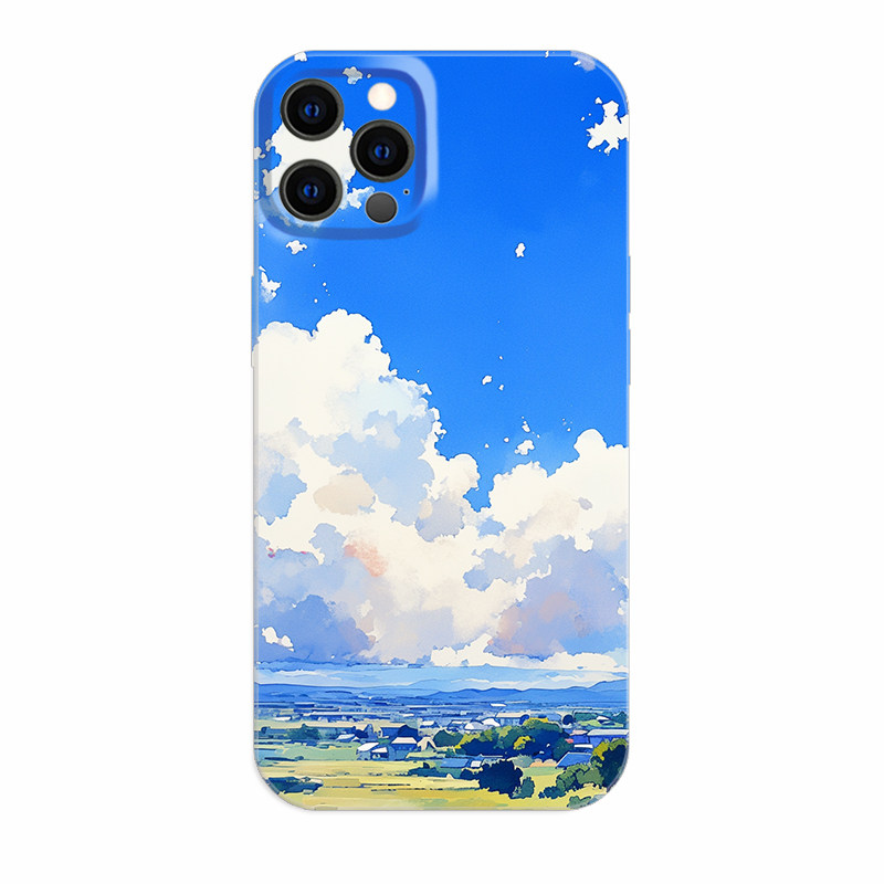 大理的天空-原创手机壳海边适用苹果14菲林13软壳12全包11pro防摔XSMAX/15/iphone/华为vivo荣耀90硅胶手机壳