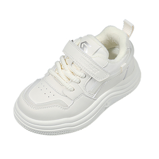 星期六童鞋冬季小白鞋女加绒保暖2025新款休闲校园女生轻便运动鞋