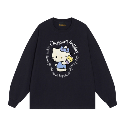 Drew潮牌HelloKitty联名长恤打底