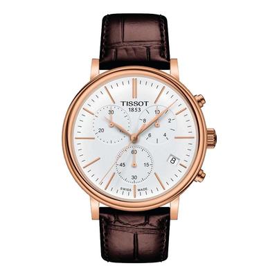 天梭瑞士时尚休闲石英男士腕表