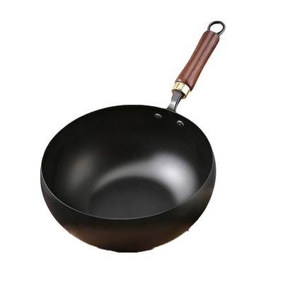 手工章丘大肚锅炒菜不粘锅