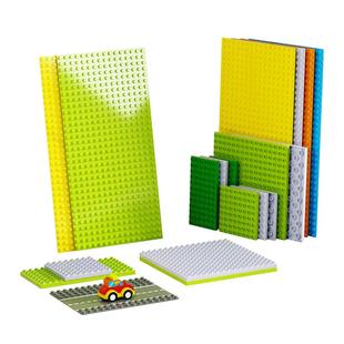 大小颗粒兼容积木底板家用挂壁式兼容幼儿园教育拼装益智组装玩具