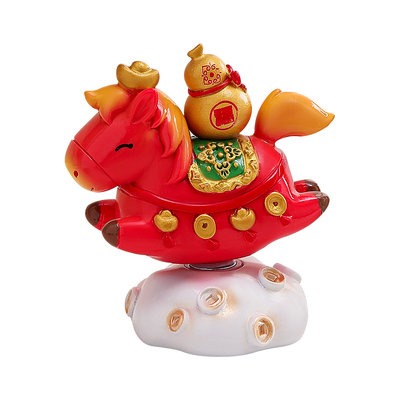 马年吉祥物桌面车载摆件创意礼品