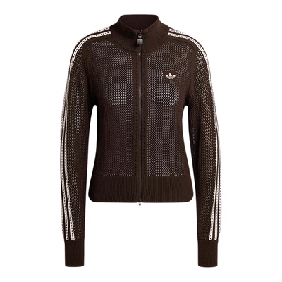 【自营】adidas阿迪达斯女三叶草钩针编织夹克开衫外套KE0202