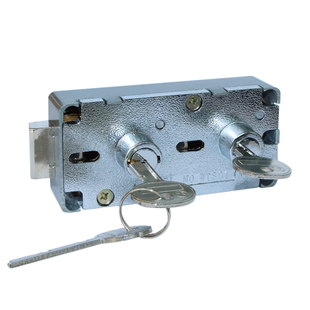 银行金库门锁保险箱锁酒店前厅箱锁具双头钥匙UL认证宾馆保险柜锁