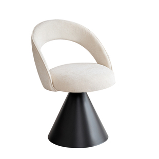 轻奢高级感化妆椅女生卧室化妆凳旋转家用餐桌椅网红化妆靠背椅子