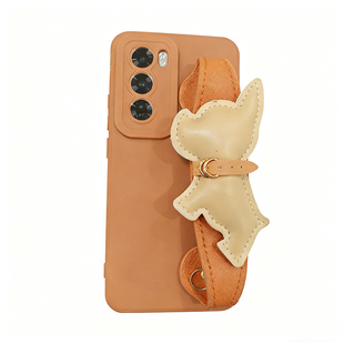 vivo适用y500手机壳S19斗牛犬手腕带X100棕Y300女X70X60X80S18S15Y50t斜挎Y37Y36m背带y33s挂绳S7S9e全包Y76s