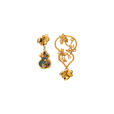 白岚珍宝葫芦耳坠黑贝耳饰耳环女精致高级首饰ED4834