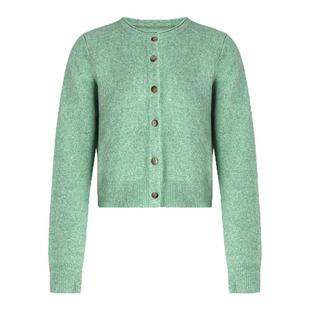 范洛Fano 百搭休闲小众超正版型基础款亮色针织开衫毛衣女2026春